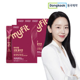 DongKook MyFit Hair Collagen MFDS-certified Low-Molecular Collagen Peptides with Elastin 28 Sachets x 4