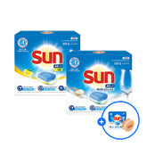 SUN Dishwasher Tablet Detergent 10g Baking Soda & Salt 50pcs + Lemon 50pcs