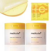 Medicube Kojic Acid Turmeric Vita Brightening Toning Toner Pads 70P (2 pack)