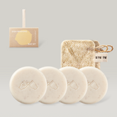 Donggubat Dishwashing Washing Bar Gift Set (150g x 4 + Natural Loofah x 2)