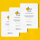 Farmstay Citrus Yuzu Vitalizing Mask Sheet 23ml (10 sheets, 3 pack)