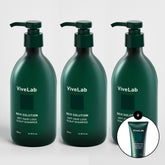 Vivelab 4-Week Solution Anti Hair Loss Scalp Shampoo Woody Floral Musk, 500ml (3 Pack)