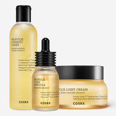 COSRX Full Fit Propolis Toner + Ampoule + Cream 3-Piece Set (Toner 280ml + Ampoule 30ml + Cream 65ml)