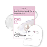 Rire Real Pearl Nature Mask Pack 20 Sheets (1,000 ppm Pearl Extract)