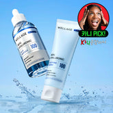 Wellage Real Hyaluronic Soothing Cream 80ml + Blue 100 Ampoule 60ml