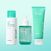 Hanskin Magic Tightening Pore 3-Piece Set (Ampoule + Powder Cleanser + Peeling Gel)
