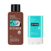 Bushman Sea-Friendly Bronze Tanning Oil 190ml SPF7 + Waterproof Surfing Sun Stick 20g SPF50+ PA++++ - 2-Piece Set