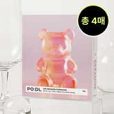Podl Bear Jelly Oat Ceramide Soothing Barrier Gel Mask Pack 4 Sheets