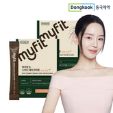 DongKook MyFit S Skinny Takeout Coffee Flavor 2-Box (96g x2 3.2g x30 sachets per box)