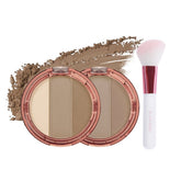 Black Rouge Up & Down Triple Contouring 10g (+ Brush)