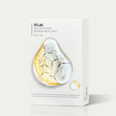 W.Lab Non-Slip Mask Refresh Real Shot 1 Sheet (5 Pack)