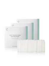 KLAVUU Soft Touch Cotton Pads 80 sheets x3 (Total 240 sheets)