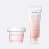 Leaders Milk Sponge Mask 100g + Milk Sponge White Mud Pack-to-Foam 120g