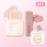 Colorgram Geek Nude Skin Tint 30ml + Geek Nude Color Cover Tint 5g 2pc Set