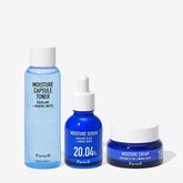 Parnell Squalane Mineral Water Moisture Toner 200ml + Serum 30ml + Cream 50ml