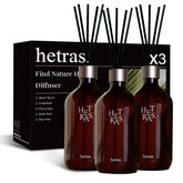 Hetras Premium 500ml Diffuser (3 Pack)