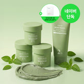 Pcalm Holy Basil Bubble Deep Mask Set 90g x3 + Pack-to-Foam Cleanser 120ml