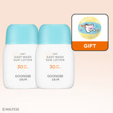Goongbe Baby Easy Wash Sun Lotion SPF30 60ml (2 Pack)
