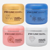 3W Clinic Sleeping Pack 100ml - Collagen / Snail / Water / Crystal White