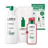 Labo H Anti-Hair Loss Shampoo - Mild Acidic Vegan Large Set 400ml + 400ml Refill + 180ml