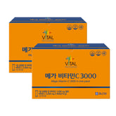 Chongkundang Vital Program Mega Vitamin C 3000mg x 90Packets 270g (2 Pack)