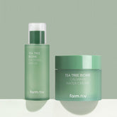 Farmstay Tea Tree Soothing Booster Serum + Water Cream Set (2 items)