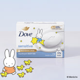 Dove x Miffy Vegan Sensitive Beauty Bar 90g (4 Pack)
