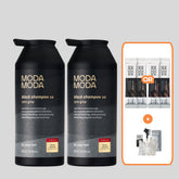 MODAMODA Zero Gray Black Shampoo 10 - 300g x2 (Includes 2 Water Dye Sachets and Dye Kit)