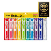 Clio Pump Pop Soft Ultra-Fine Bristles Kids Toothbrush Stage 2 - 10 Pack