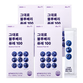Celltrion InnerLab Blueberry Puree 100 280g x 4 Boxes (14 Sticks per Box)