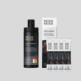 MODAMODA Zero Gray Black Shampoo 10 100g + The Mild Water Dye 4 Pack (Dark Brown)