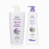 Leivy Lavender Body Wash 1150ml + Body Lotion 750ml 2-Piece Set