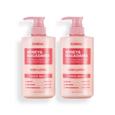 Kundal Honey & Macadamia Pure Body Lotion 500ml - Set of 2 (White Musk)
