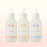 KLAVUU Real Vegan Vitamin + Hyaluronic Acid + Collagen Ampoule 3-piece Set