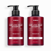 Kundal Caffeine Anti-Hair Loss Shampoo 2 Pack - Baby Powder 500ml