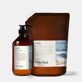 Nard Refresh Perfumed Body Lotion White Musk 1L + 2.1L (Full & Refill Set)