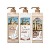 Milk Baobab Original Shampoo + Treatment + Body Wash - Ivory Musk, 1L x 3
