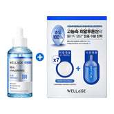 Wellage Real Hyaluronic Blue 100 Ampoule 100ml + Hyaluronic One-Day Kit (7 pcs)