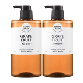 Happy Bath Mild Acidic Body Wash Grapefruit Scent 910g (2-Pack)