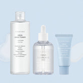 S.Nature Aqua Oasis Toner 300ml + Aqua Squalane Serum 100ml + Moisture Gel Cream 30ml (3-Piece Set)