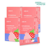 Green Monster Inner Beauty Premium Pomegranate Collagen 5000 (15 sticks x 4)