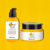 Farmstay Yuzu Brightening Booster Serum + Cream Set (2-piece)