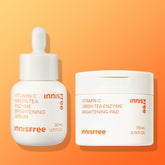 Innisfree Vitamin C 2-Piece Set Vitamin C Capsule Serum 30 mL + Vitamin C Green Tea Enzyme Spot Toning Pads 60 pads