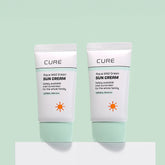 Kim Jeong Moon Aloe CURE Aqua Mild Green Sun Cream 40ml (2-Pack)
