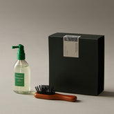 Aromatica Rosemary Root Enhancer 100ml + Wooden Scalp Brush - Rosemary / Tea Tree Set