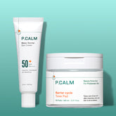 Pcalm Barrier Cycle Toner Pad 60 Sheets + Water Barrier Sunscreen 50ml 2-Piece Set