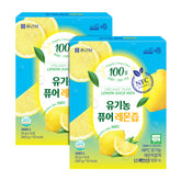 Chongkundang Organic Pure Lemon Juice 25g x 14 Sachets (2 Pack)
