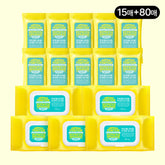 Ariul Stress Relieving Pureful Cleansing Wipes (15-sheet x10 + 80-sheet x5)