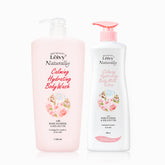 Leivy London Rose Body Wash 1150ml + Body Lotion 750ml 2-Piece Set