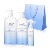 HairPlus Dry Hair Moisture & Protein Hair Mist Set (Shampoo, Treatment & Hair Essence)